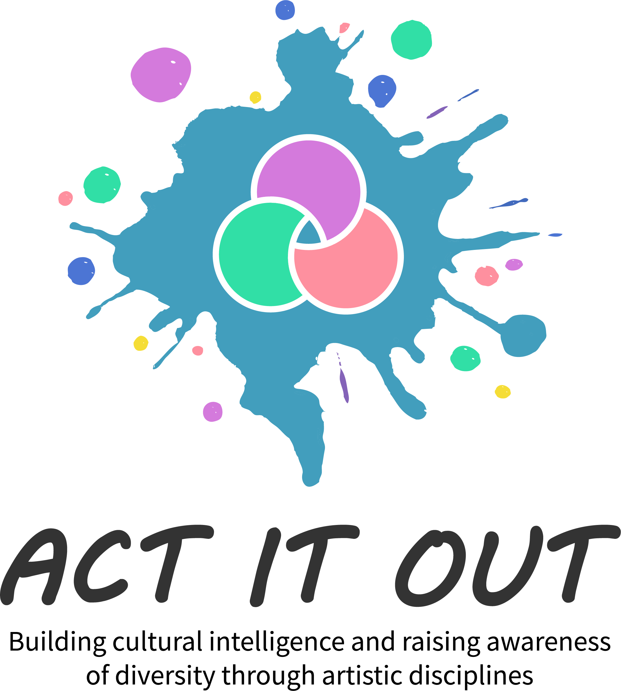 ACT IT OUT – Logo + Full Title – Transparent