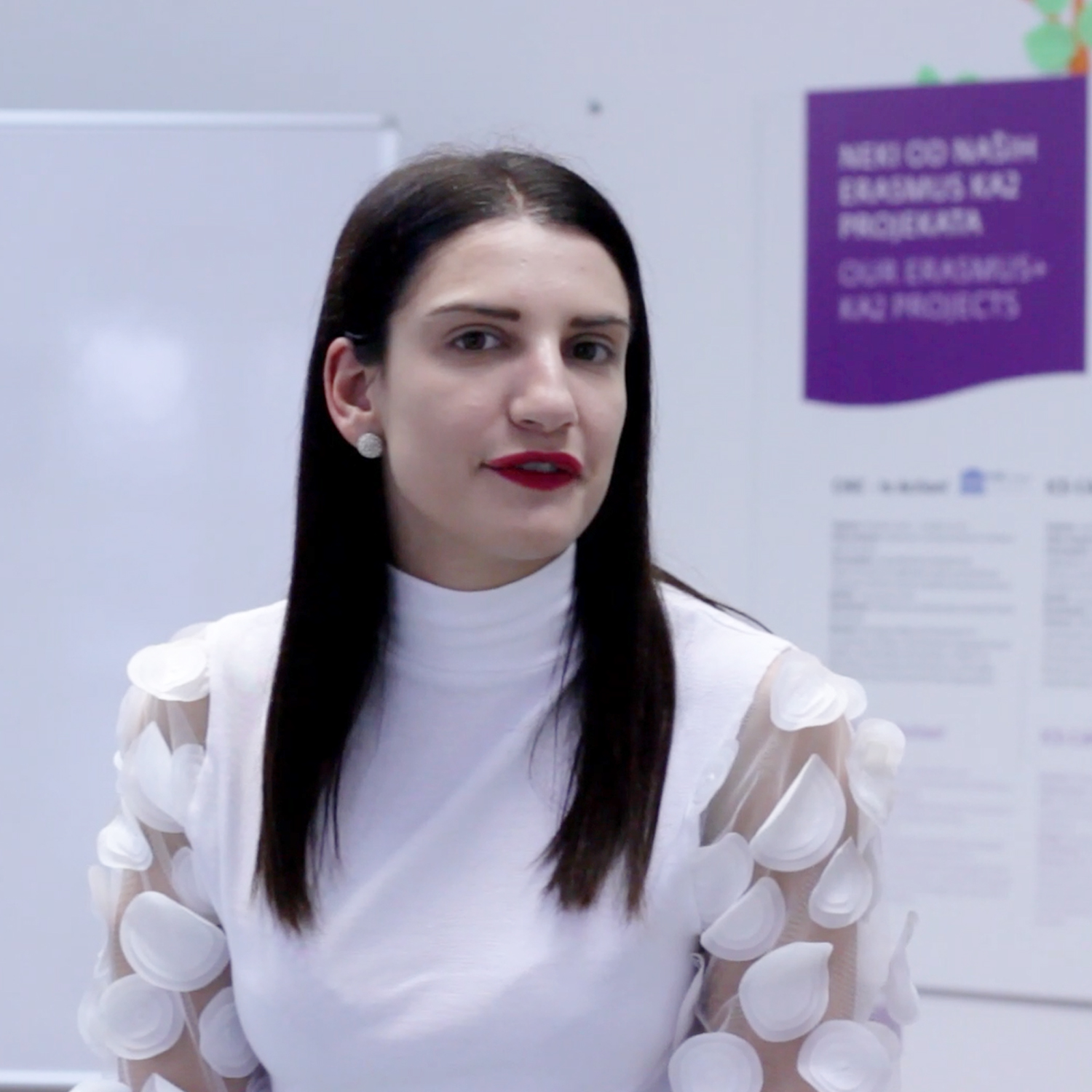 Girl with brown hair